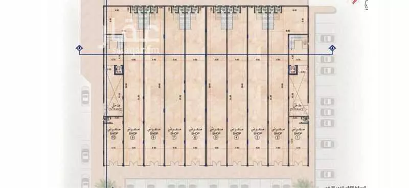 3596 sqm shop in Al Narjis 2