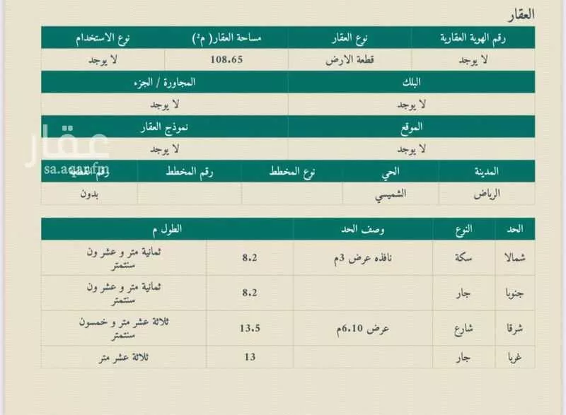 عمارة 108 م² في الشميسي 4