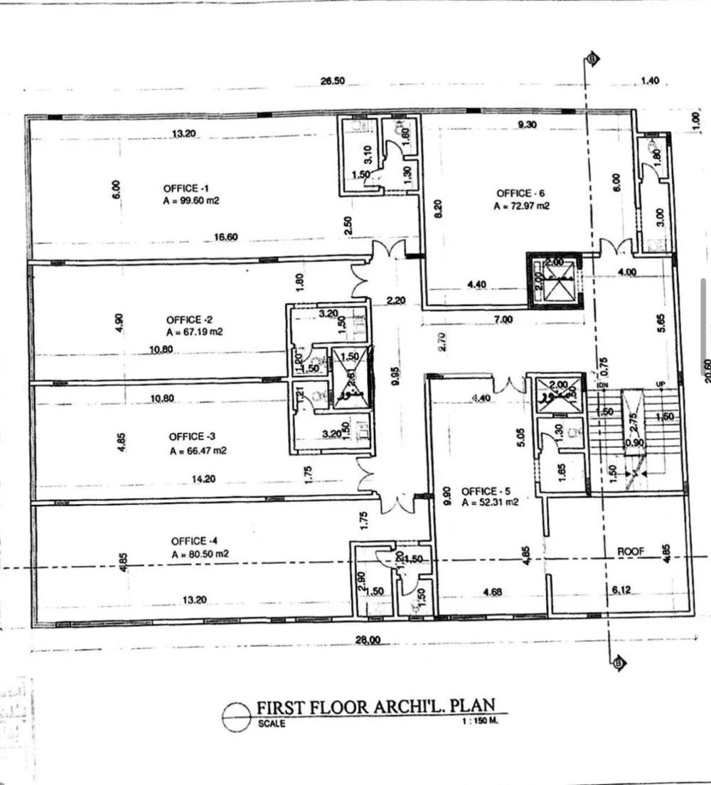 875 sqm office in Al Wahah 6