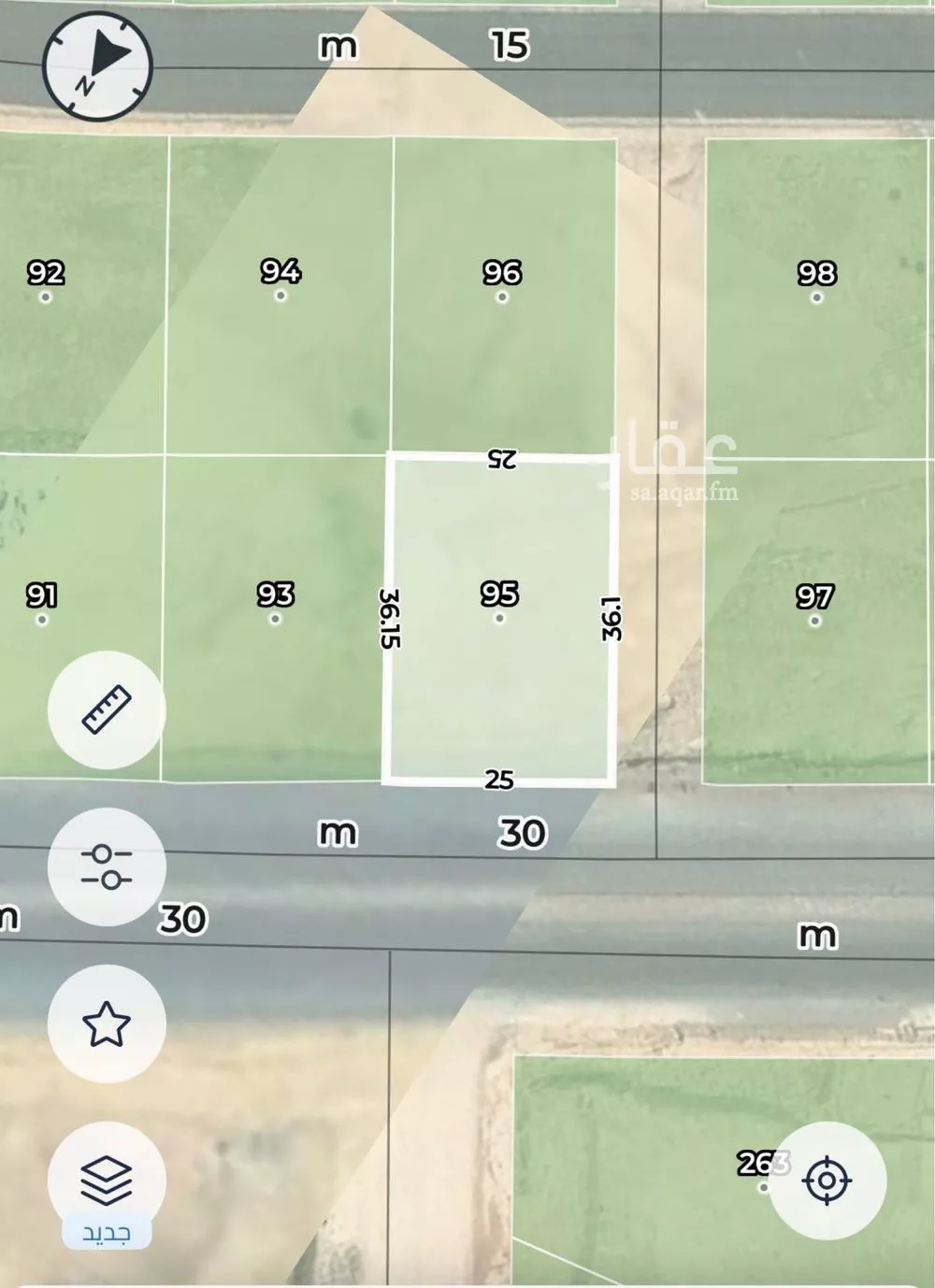 900 sqm land in Tuwaiq 3