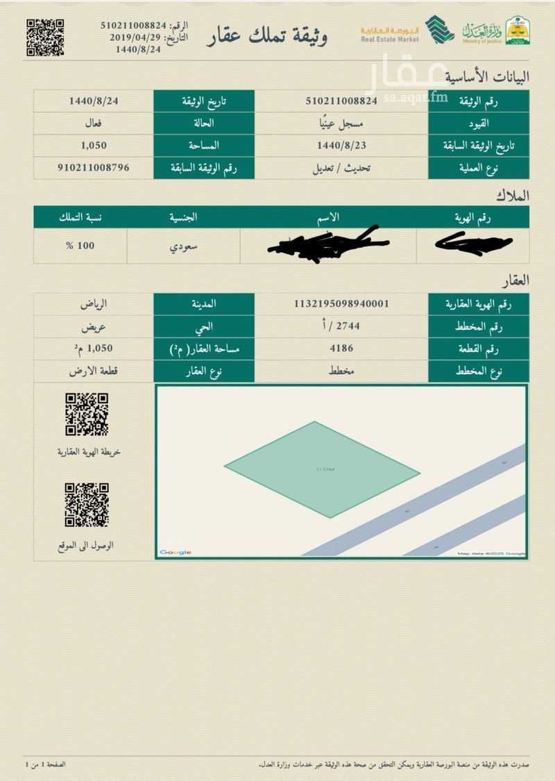 عقار 1 غرف في عريض، الرياض 2