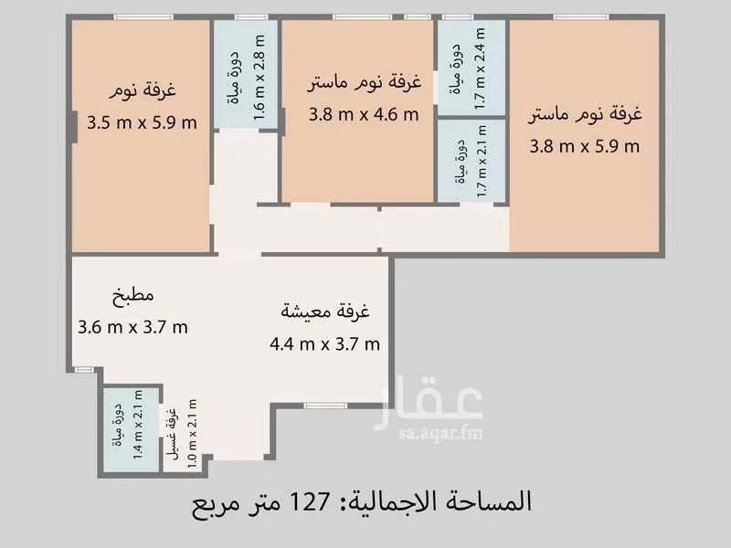 عمارة 900 م² في الضباط 14