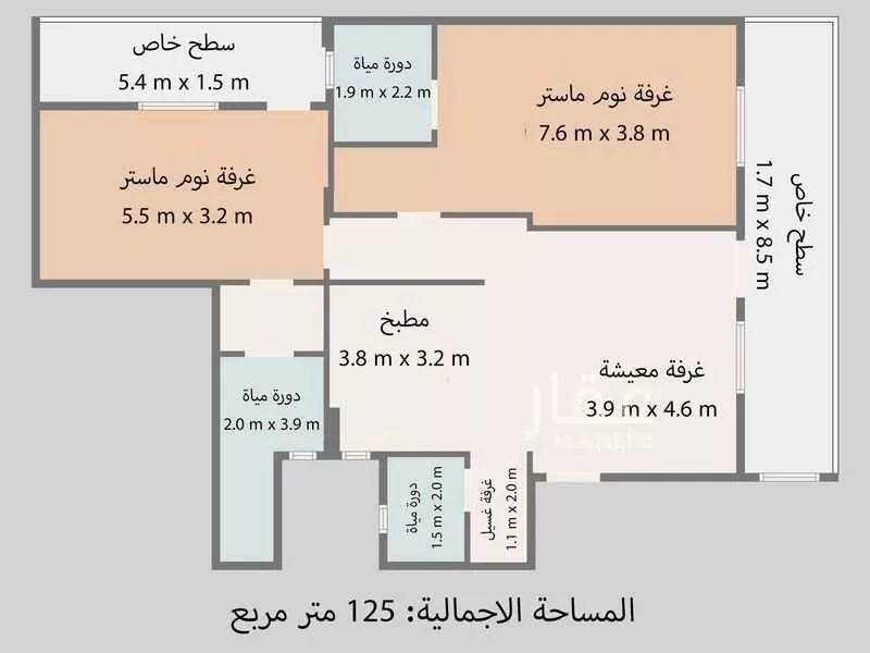 عمارة 900 م² في الضباط 16