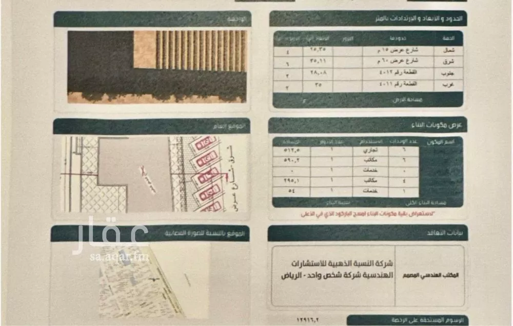 عمارة 935 م² في النرجس 2