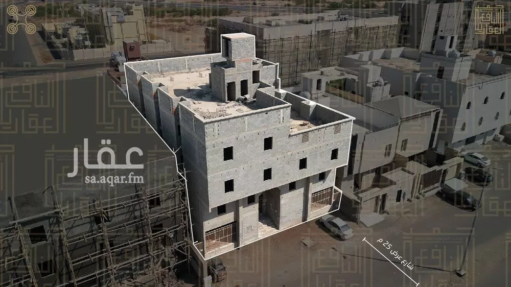 عمارة 622 م² في الملك فهد 2