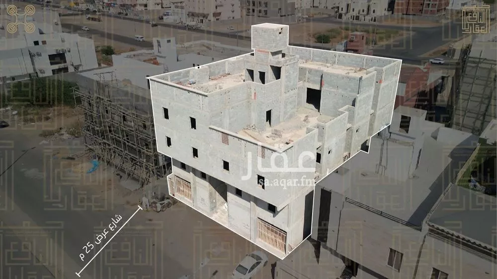 عمارة 622 م² في الملك فهد 3