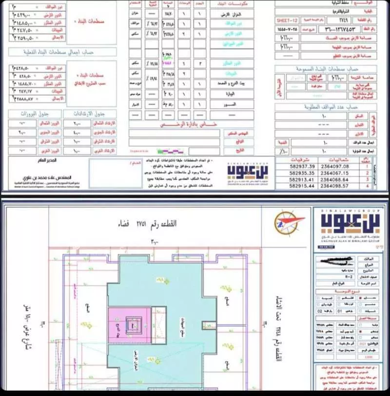 عمارة 660 م² في الشوقية 7