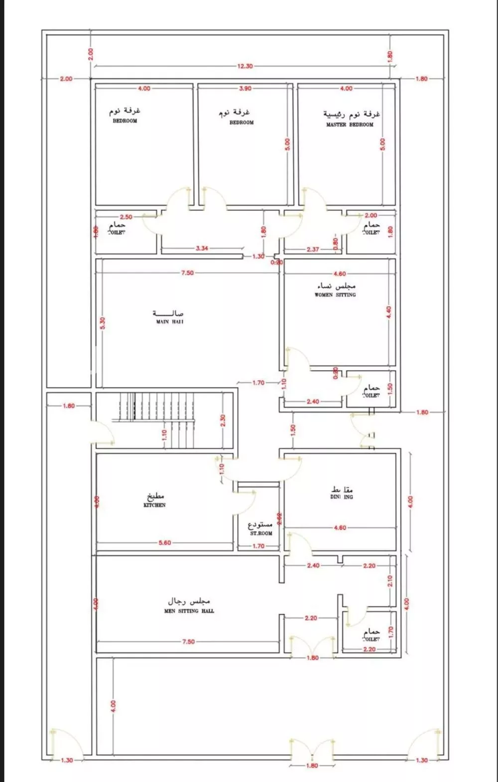 عمارة 501 م² في الملك فهد 4