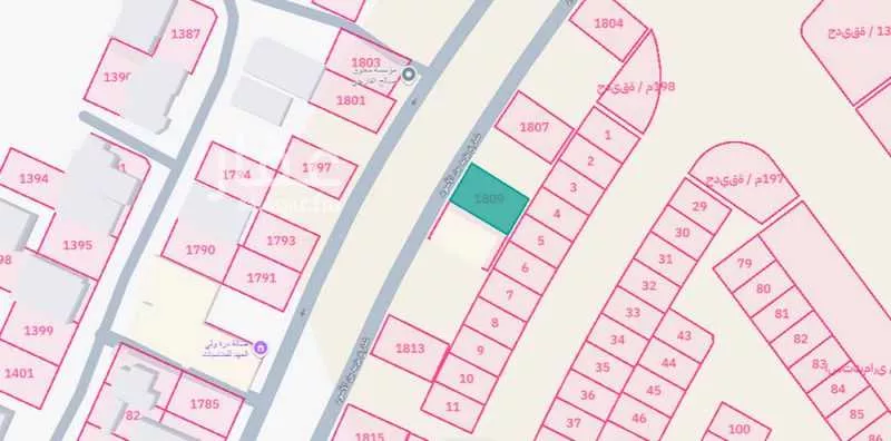 812 sqm land in King Fahd 2