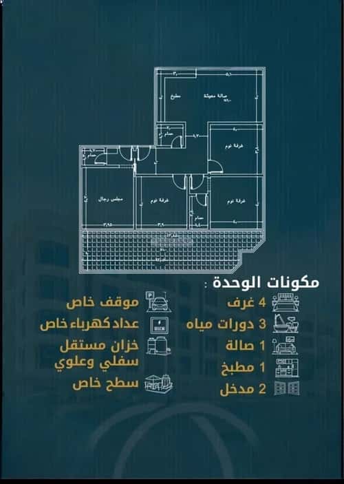 5 bedroom apartment in Al Fardus, Jeddah 4