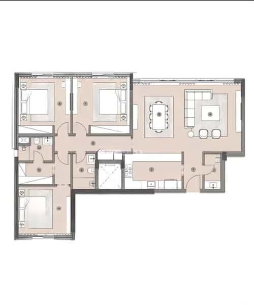 4 bedroom apartment in Al Bashaer, Riyadh 9