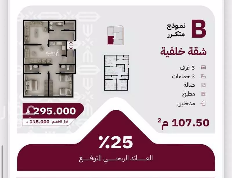شقة 3 غرف في بريمان، جدة 2