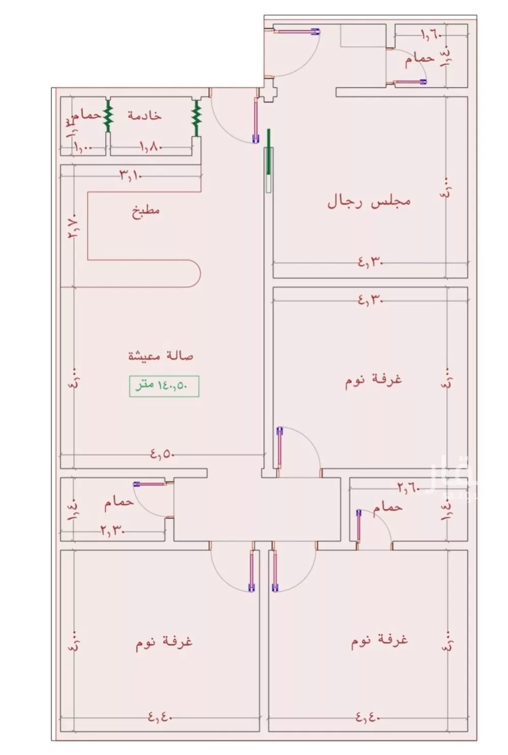 4 bedroom apartment in Al Jamiah 2