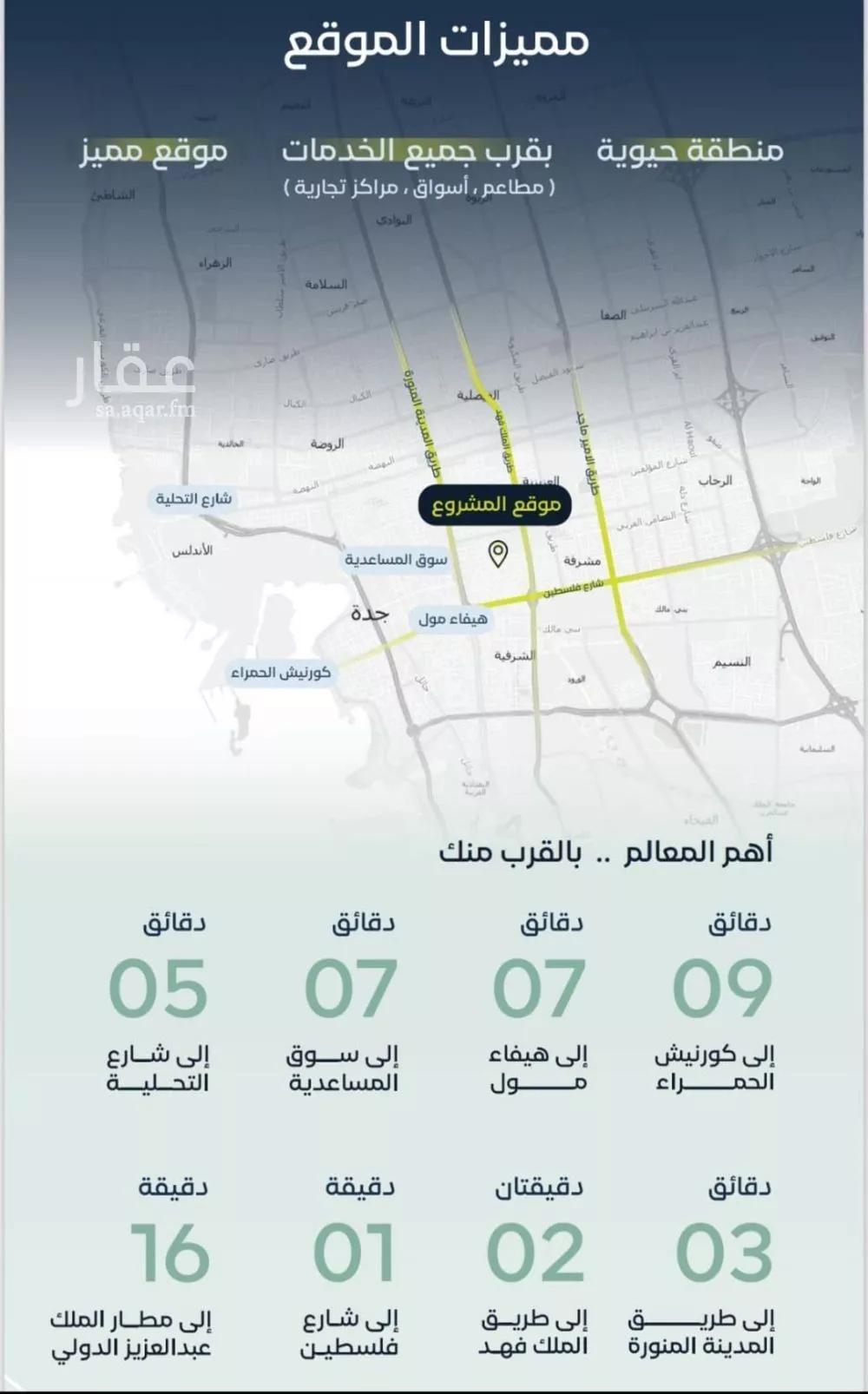 شقة 3 غرف في مشرفة 10