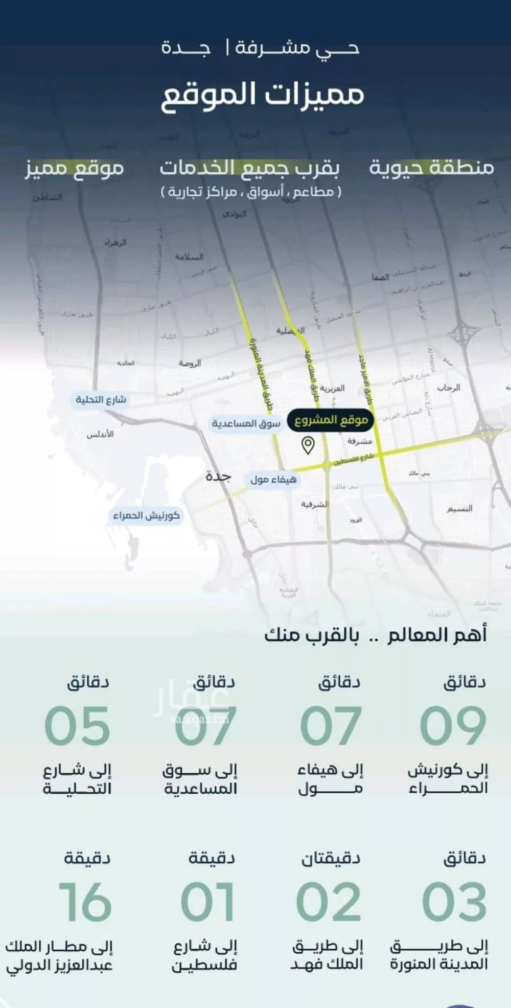 شقة 3 غرف في مشرفة 9