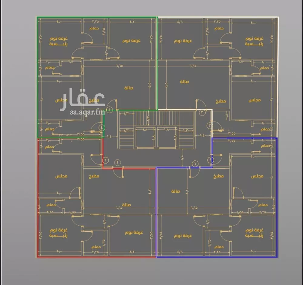 شقة 3 غرف في الروضة 5