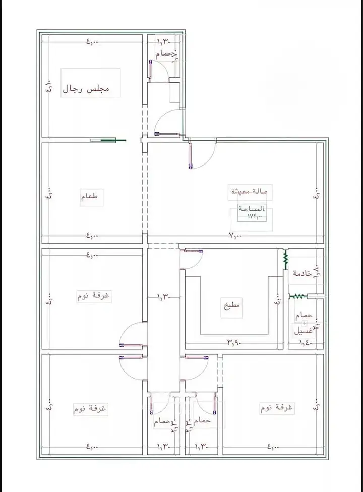 شقة 5 غرف في الفردوس، جدة 8