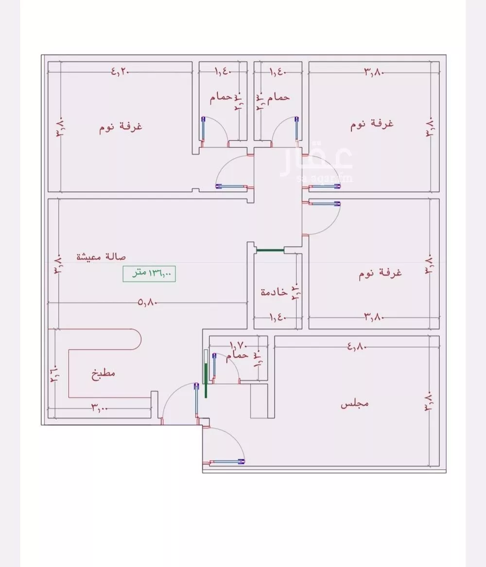 4 bedroom apartment in Al Wahah 3