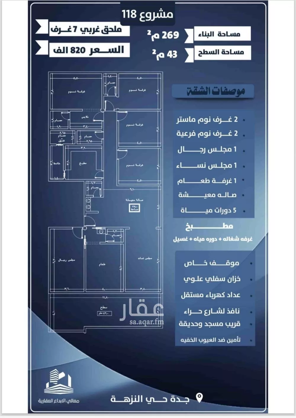 7 bedroom floor in Al Nuzhah 7