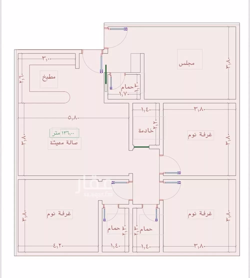 4 bedroom apartment in Al Wahah 2