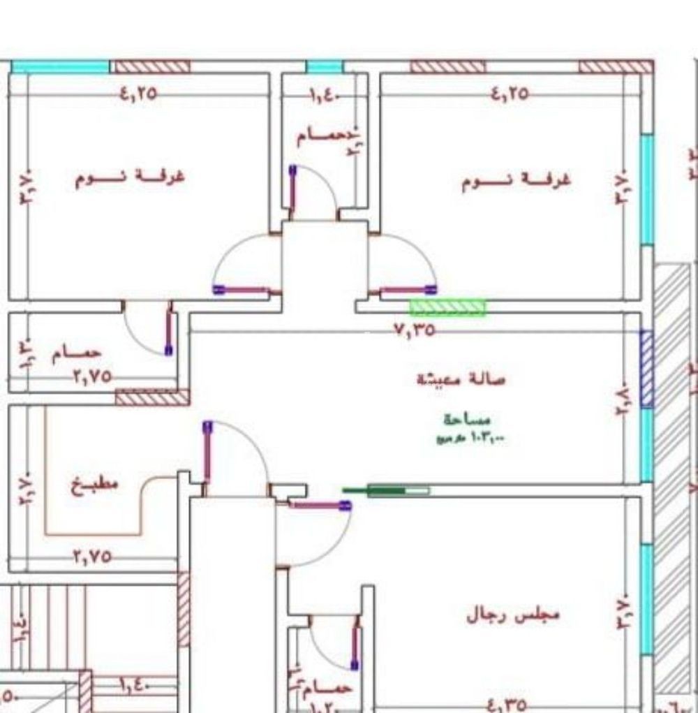 3 bedroom apartment in Al Thaghr, Jeddah