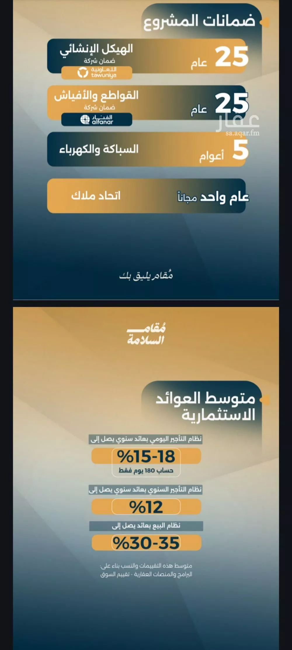 شقة 2 غرف في السلامة 3
