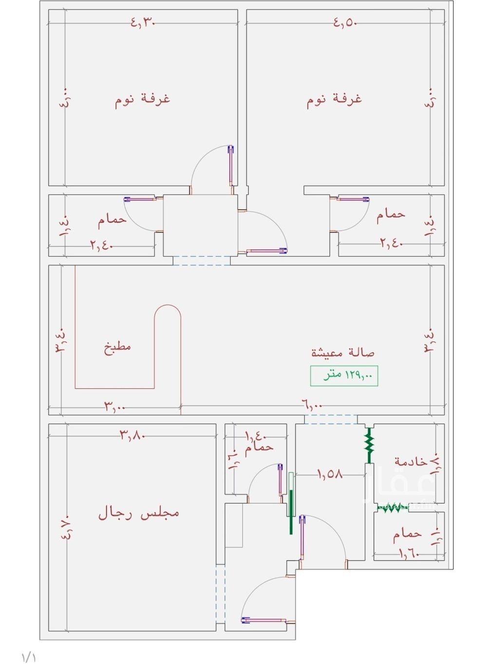 شقة 3 غرف في الجامعة، جدة 2