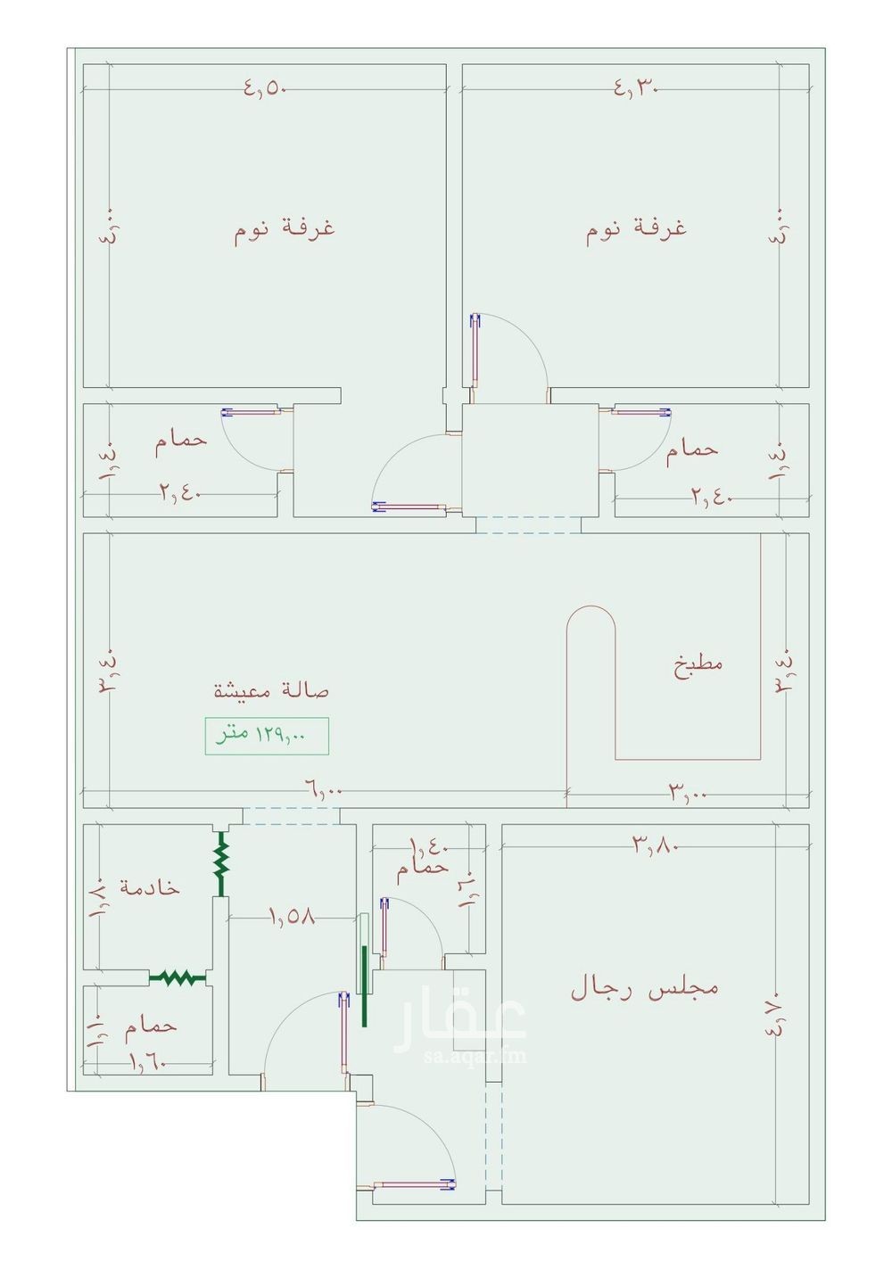 شقة 3 غرف في الجامعة، جدة 2