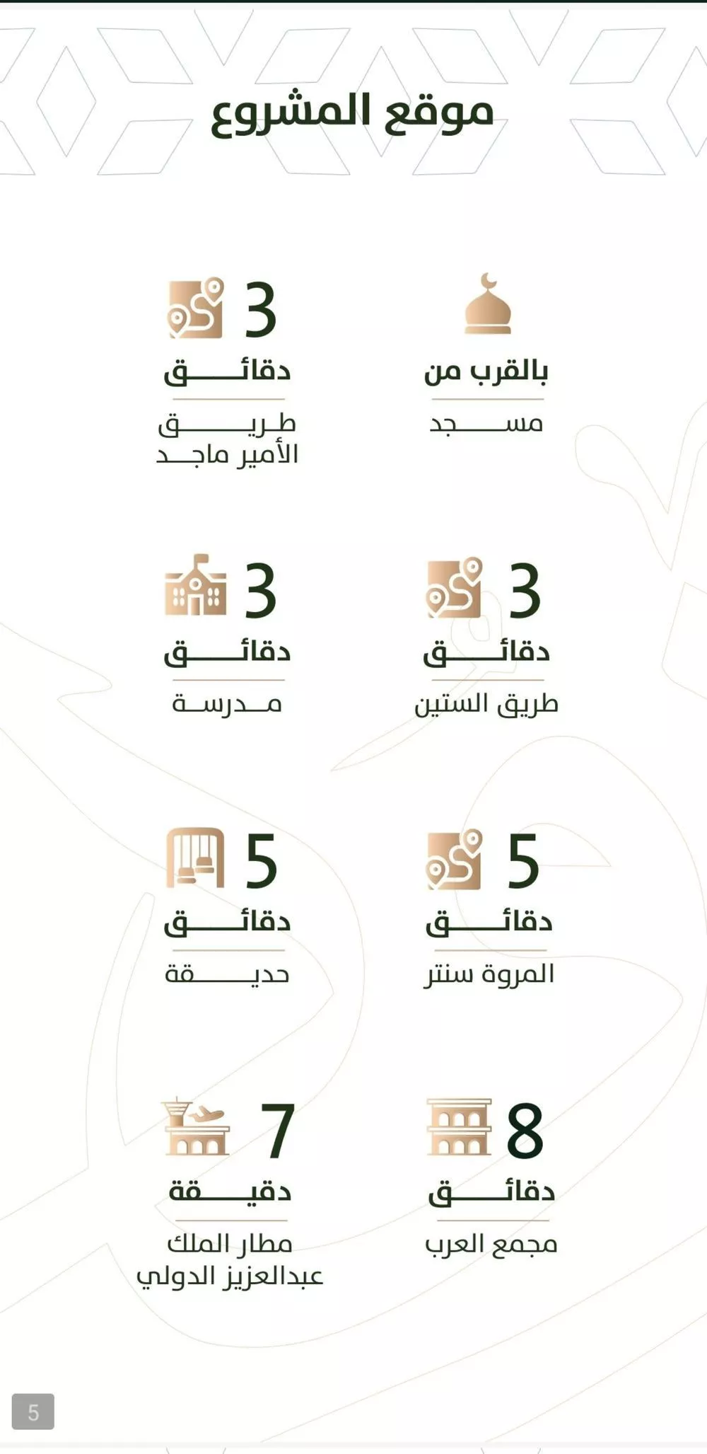 شقة 3 غرف في الربوة 5