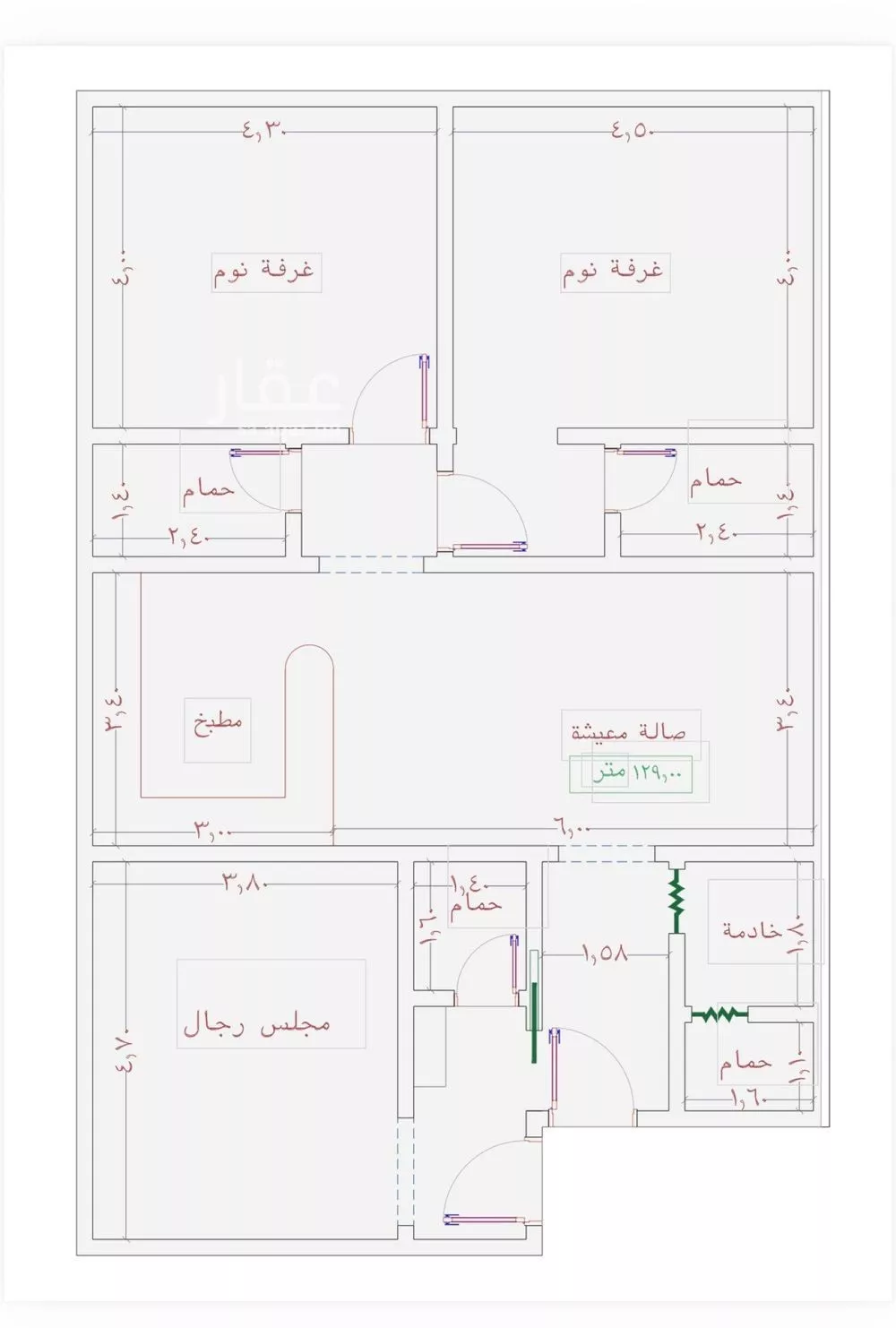 شقة 3 غرف في الجامعة 3