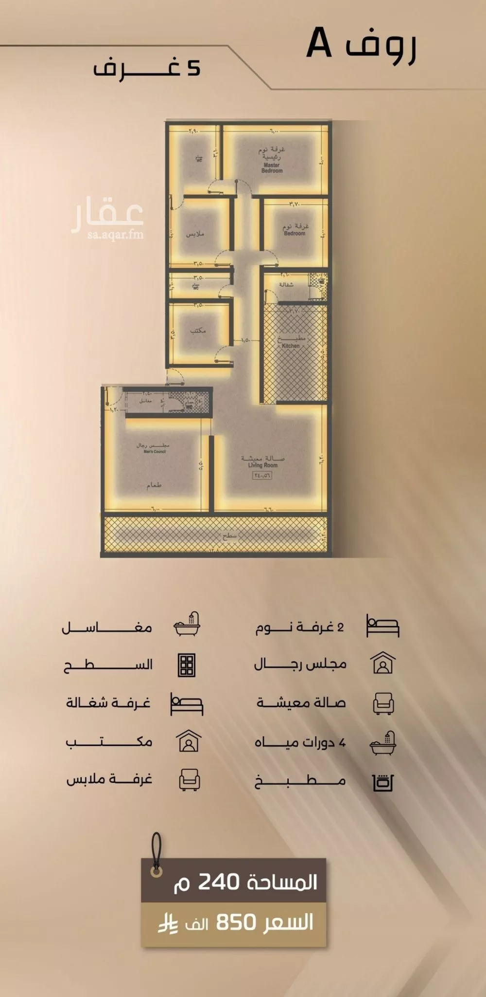 5 bedroom apartment in Al Faisaliyyah 3