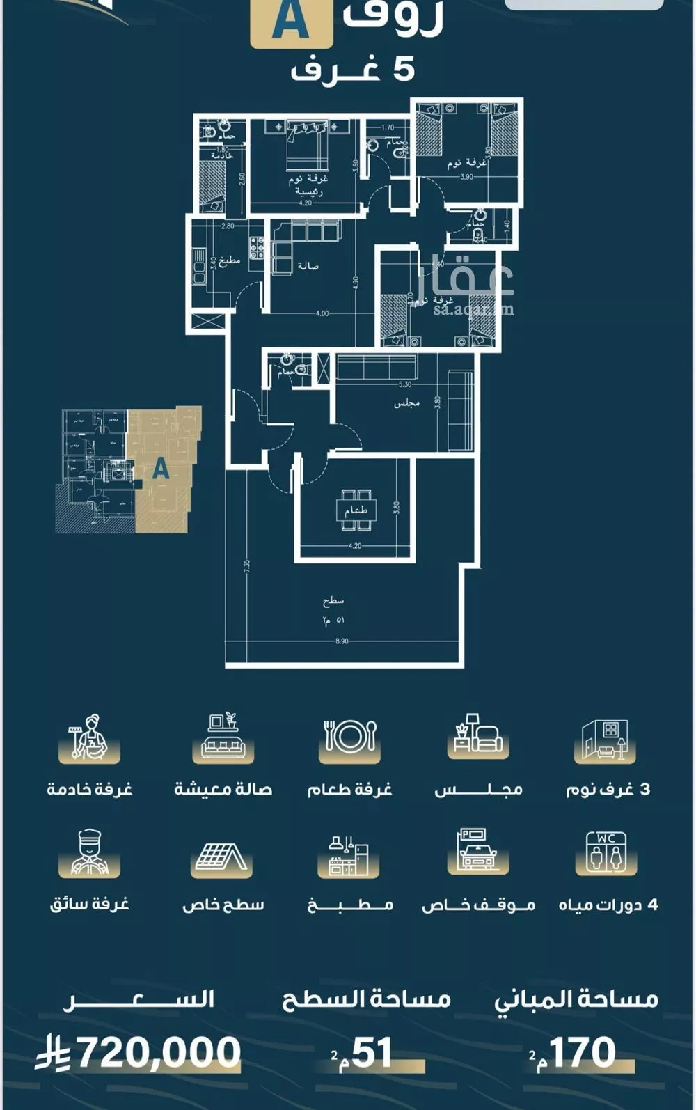 5 bedroom apartment in Al Naseem 6