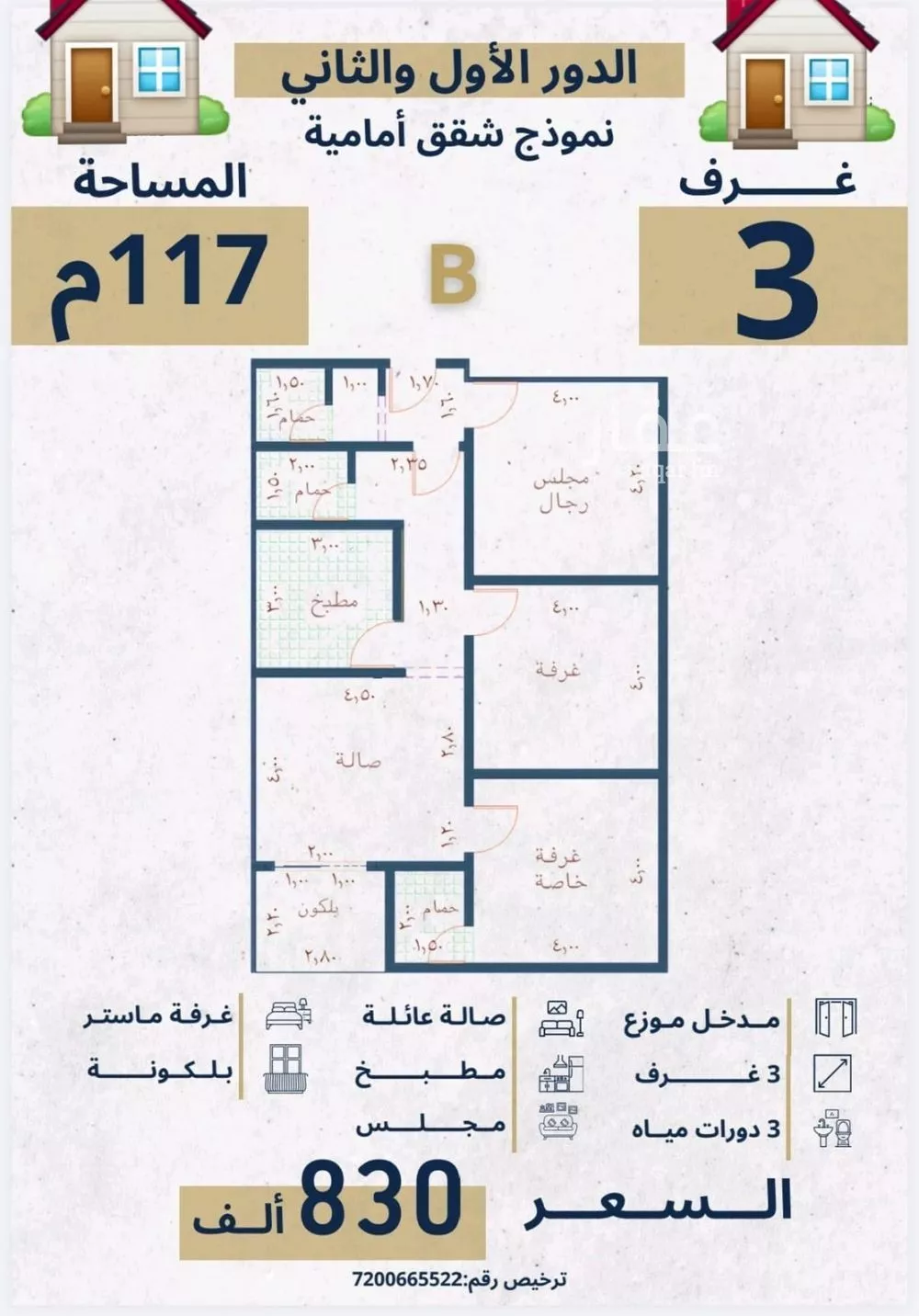 3 bedroom apartment in Al Nahda 2