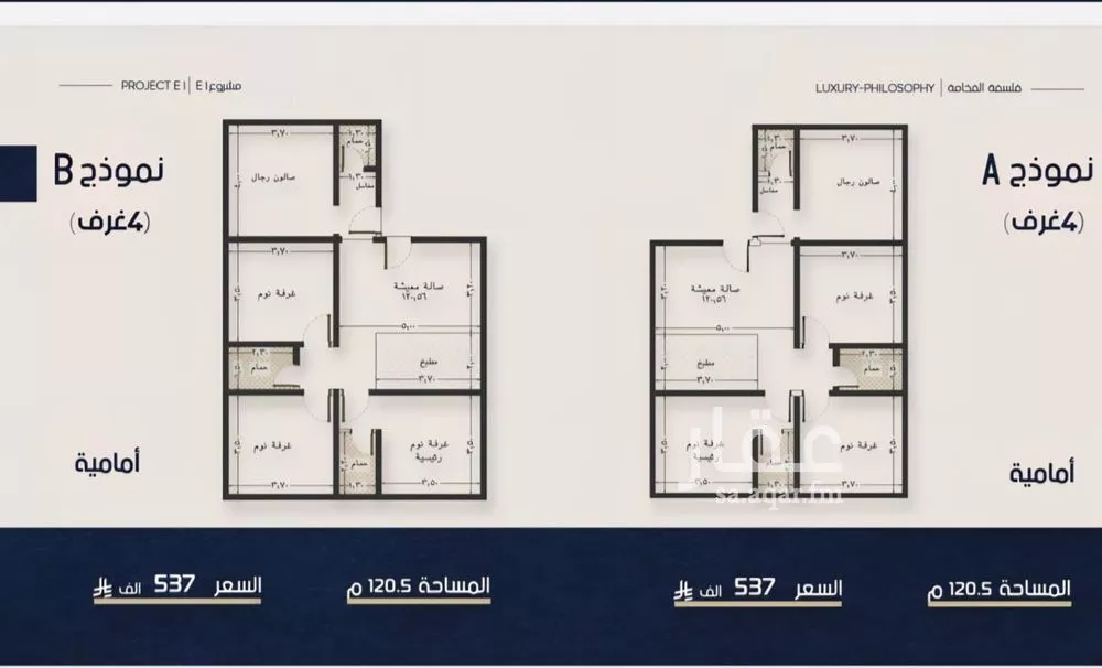 4 bedroom apartment in Al Naeem 7