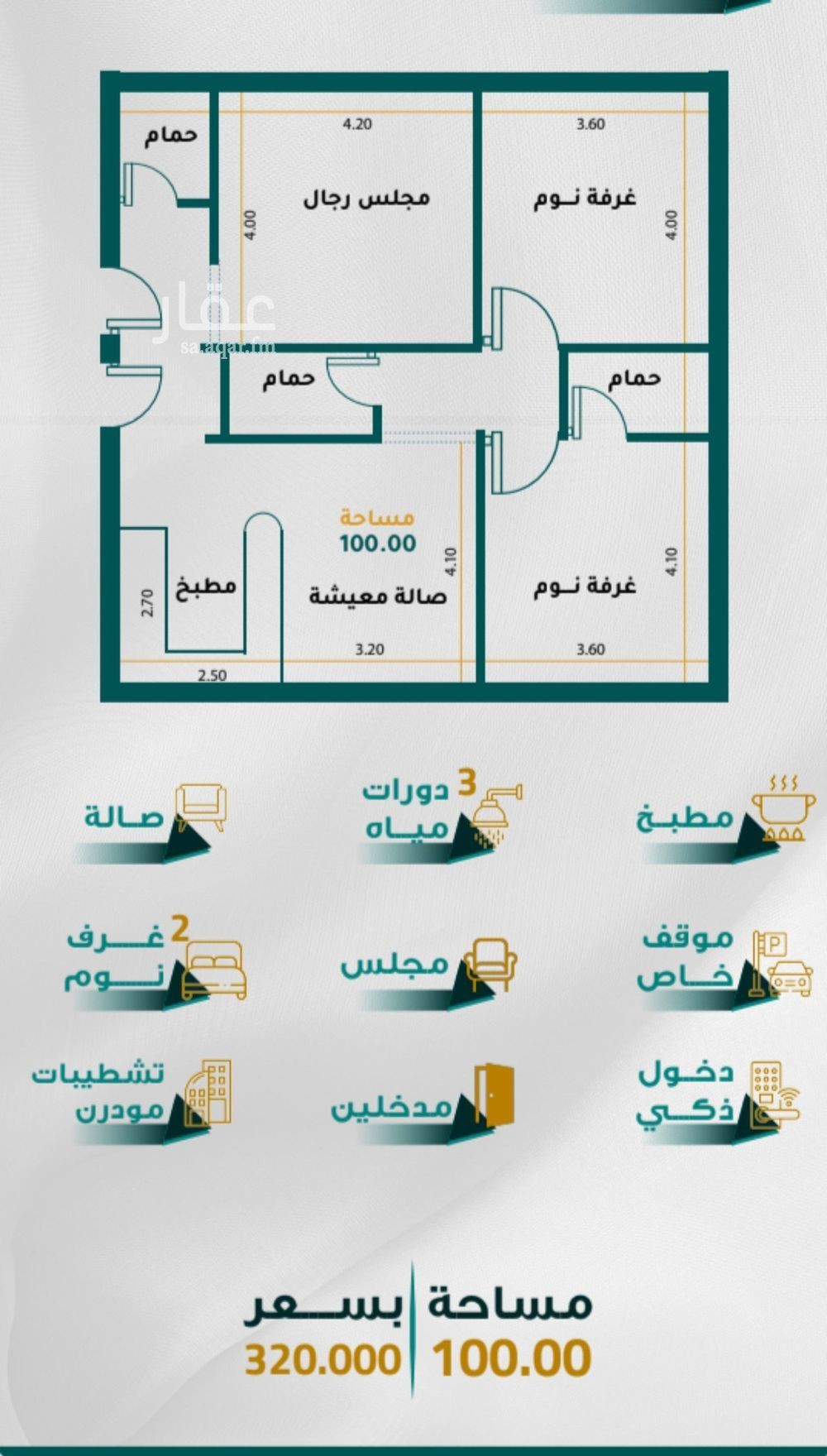 شقة 3 غرف في الجامعة، جدة 2