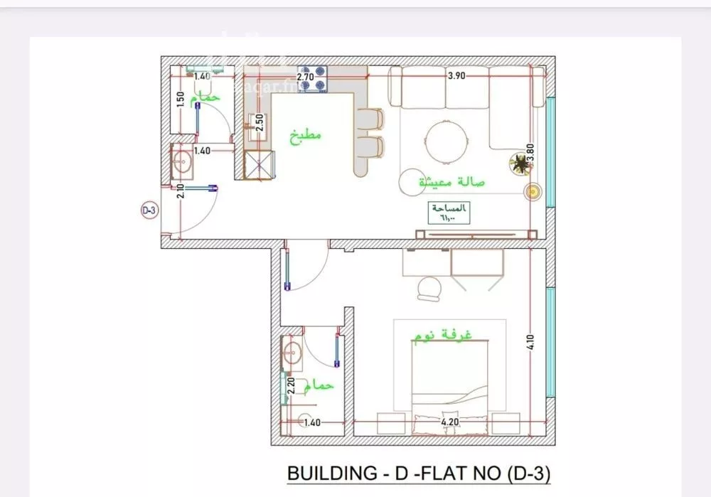 2 bedroom apartment in Al Fayha 14
