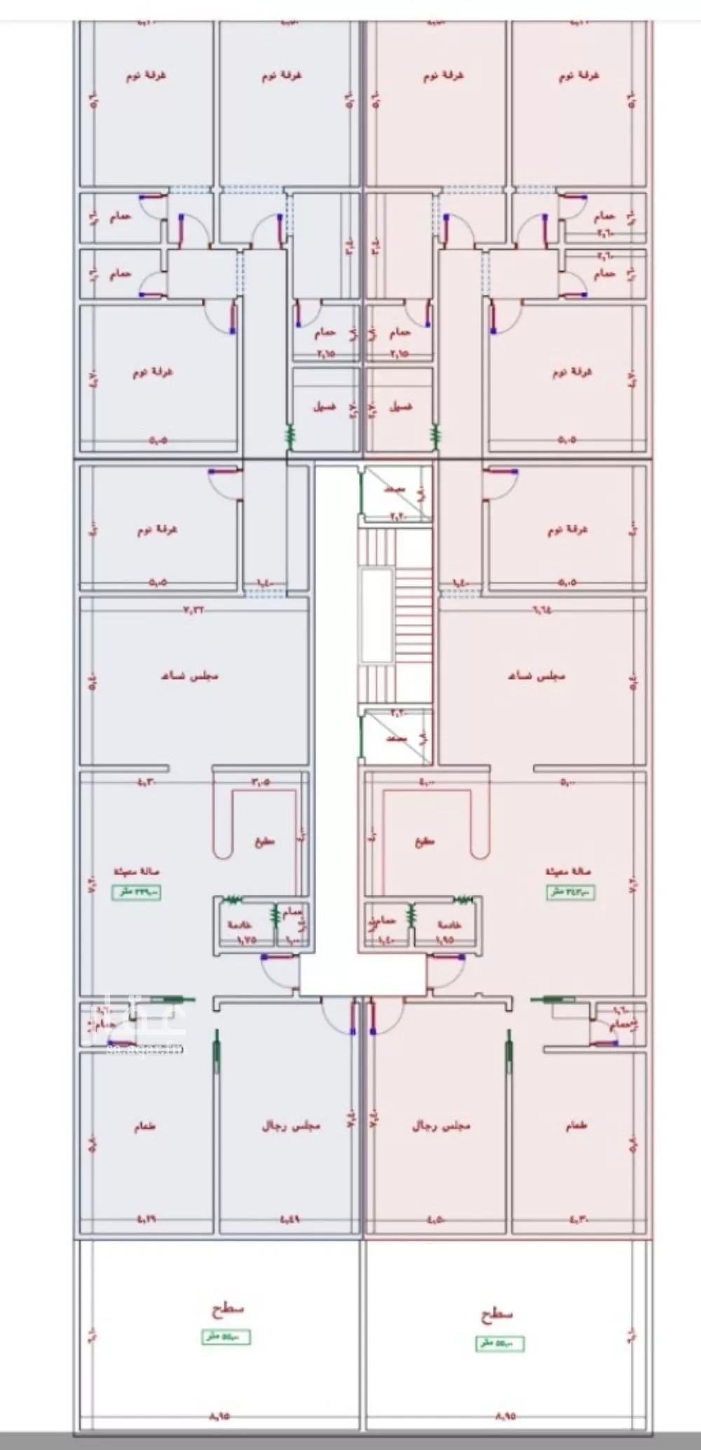 7 bedroom floor in Al Jamiah 2