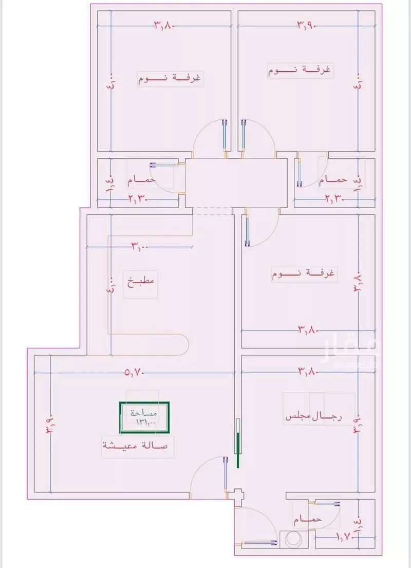 شقة 4 غرف في الصوارى 2