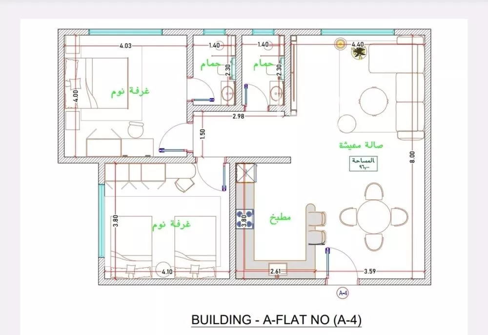 2 bedroom apartment in Al Fayha, Jeddah 12