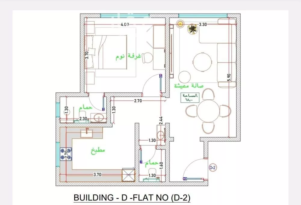 2 bedroom apartment in Al Fayha, Jeddah 14