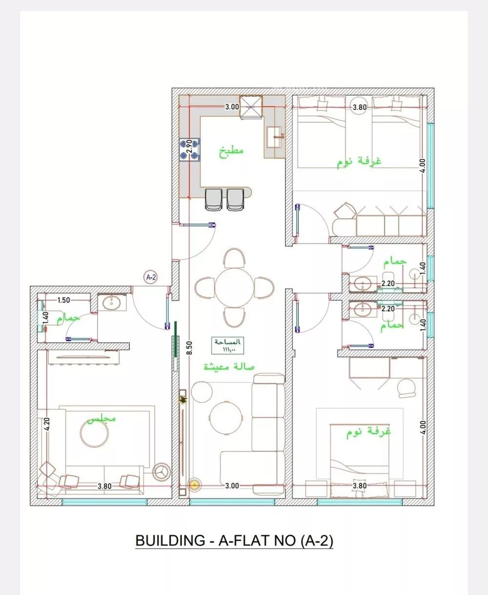 2 bedroom apartment in Al Fayha, Jeddah 15