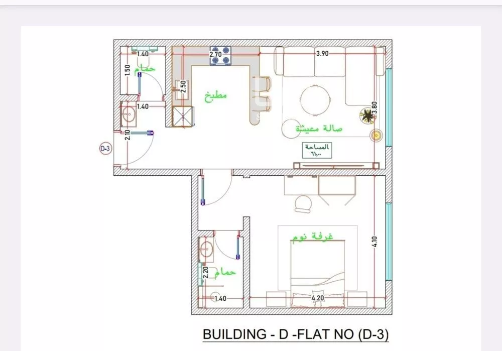 2 bedroom apartment in Al Fayha, Jeddah 7