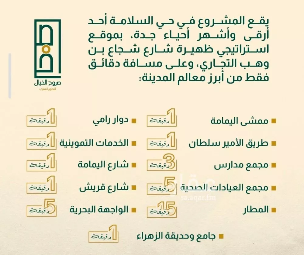 4 bedroom apartment in Al Salamah 2