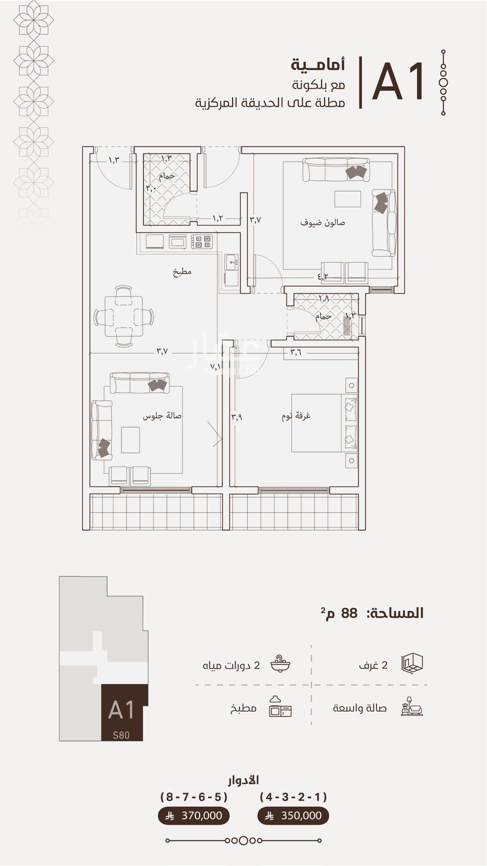 2 bedroom apartment in Al Fayha, Jeddah 11