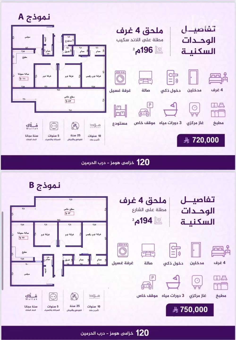 شقة 4 غرف في الفيحاء 17