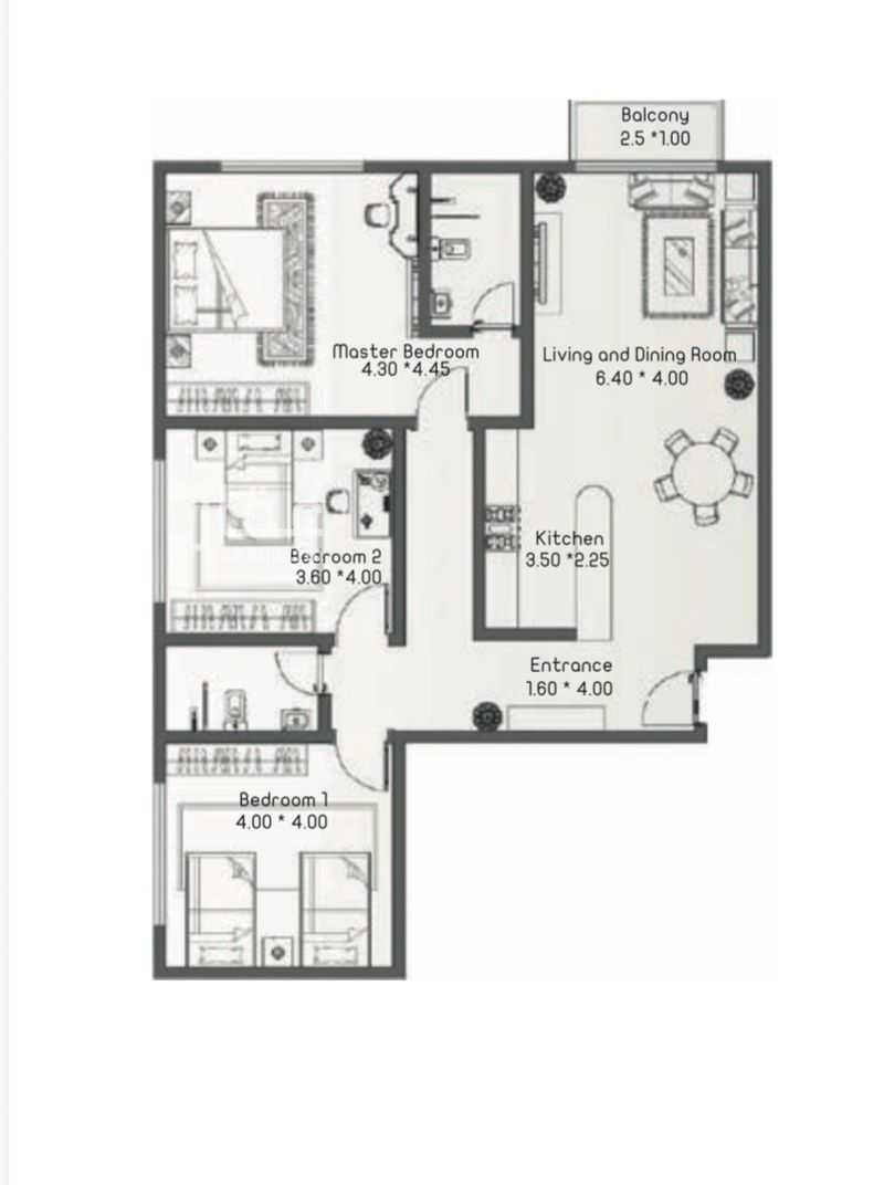 3 bedroom apartment in Al Fanar, Eastern Province 3