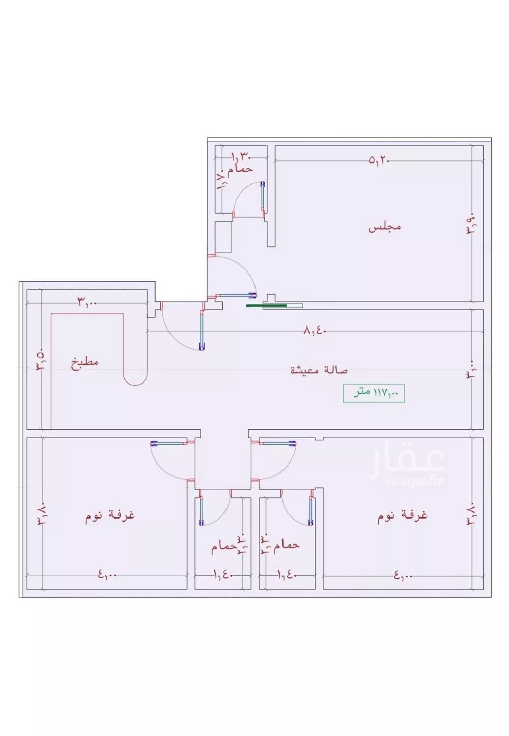 3 bedroom apartment in Al Wahah, Jeddah 4