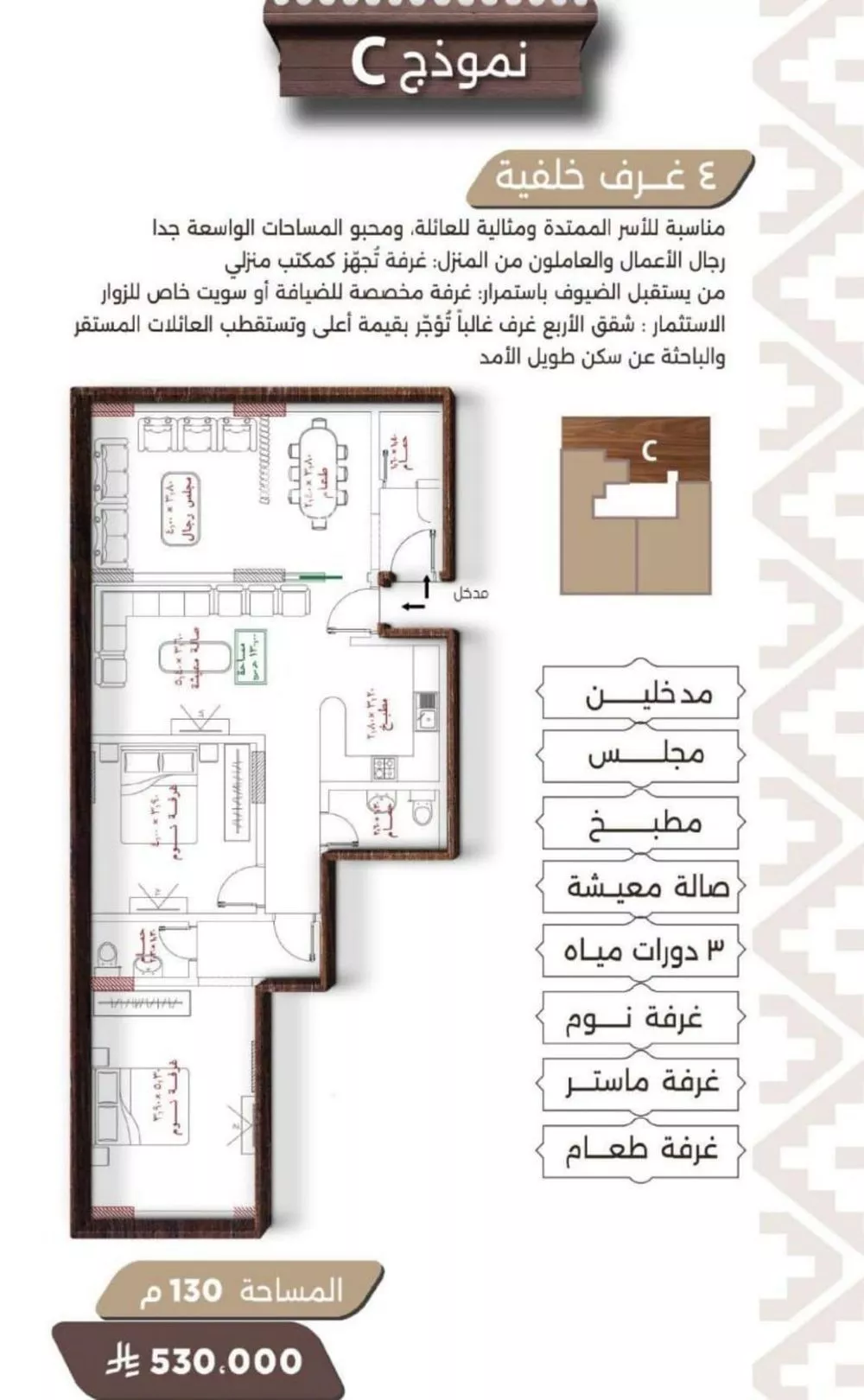 4 bedroom apartment in Al Naeem, Jeddah 7