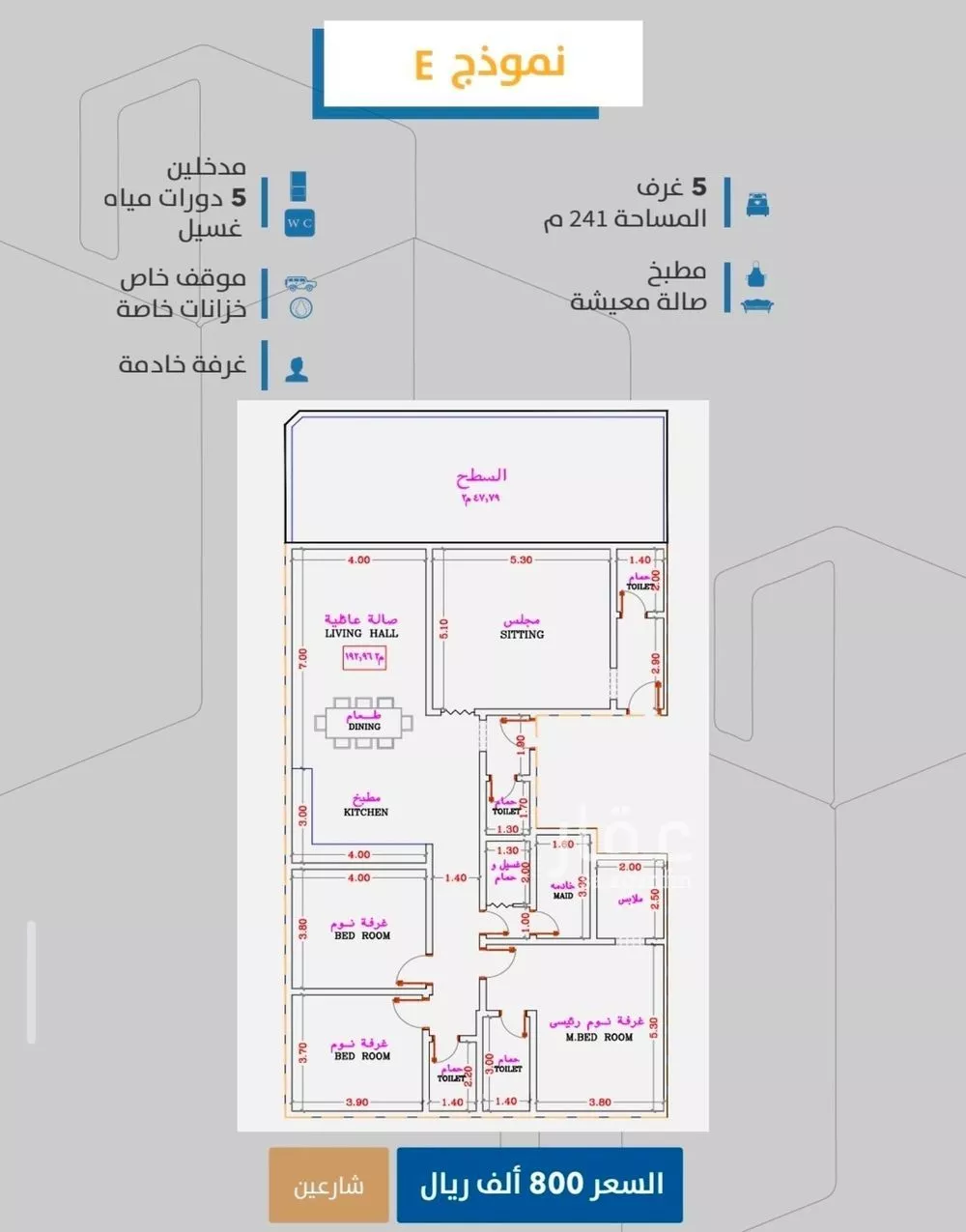 5 bedroom floor in Al Safa 4