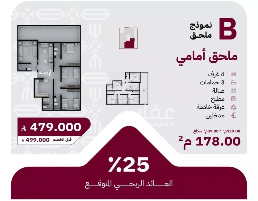 4 bedroom apartment in Ar Rayan, Jeddah 5